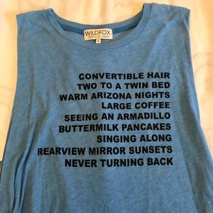 Wildfox crop top